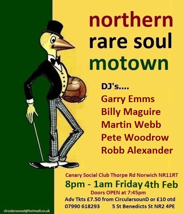 Canary Social Club Northern Soul Night