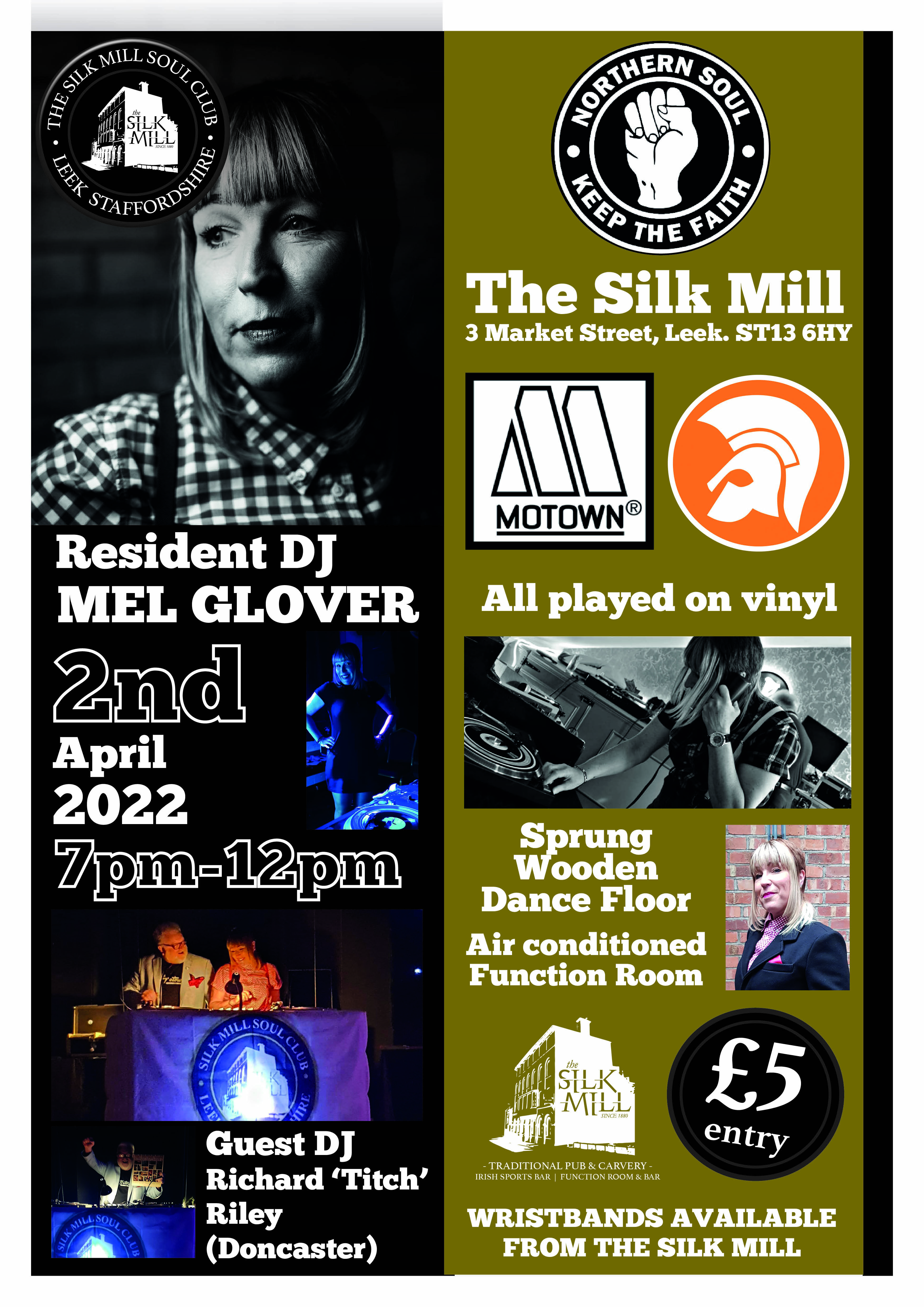 Silk Mill Soul Club  Leek Staffordshire