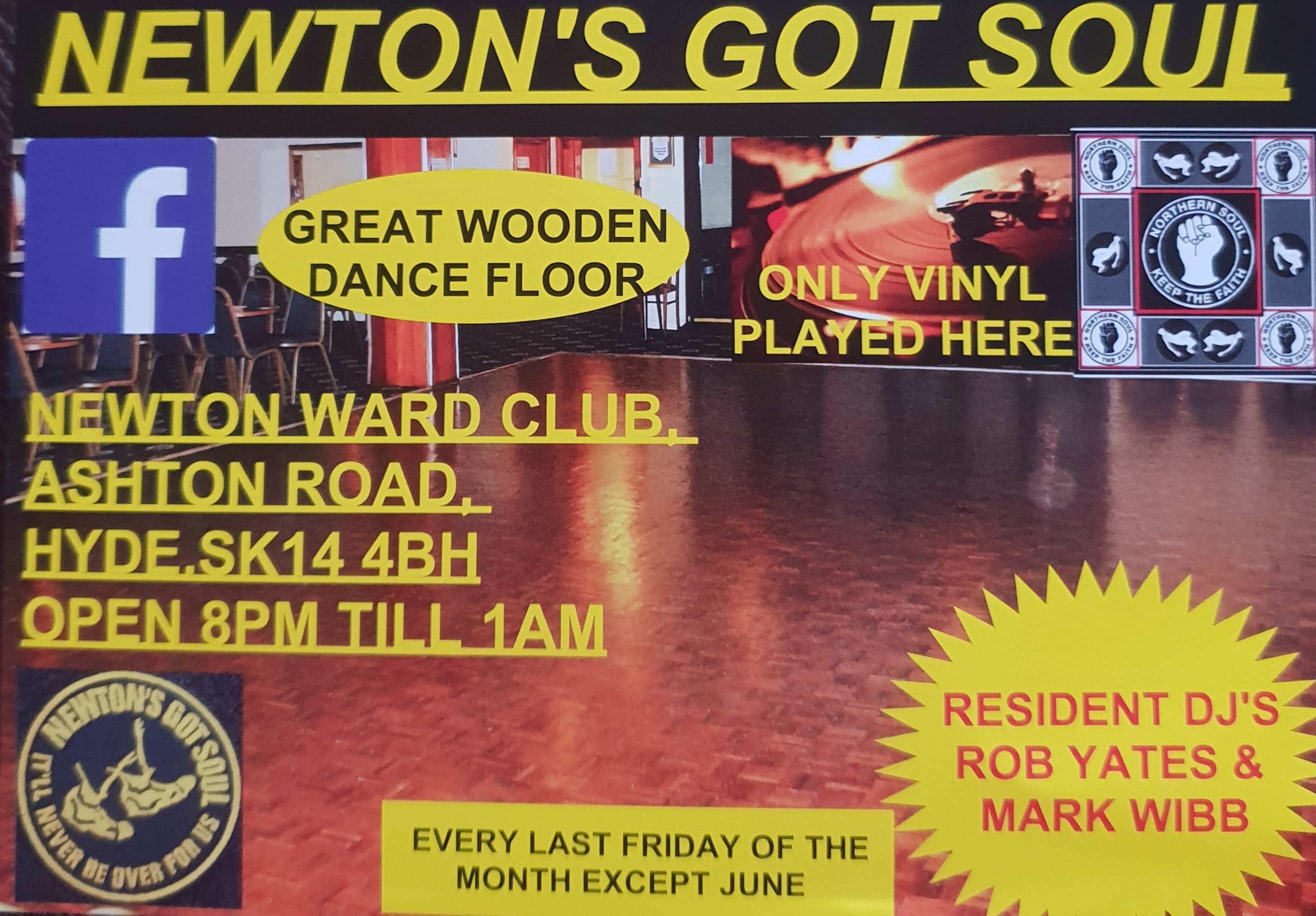 Newtons Got Soul Monthly Northern Soul Event