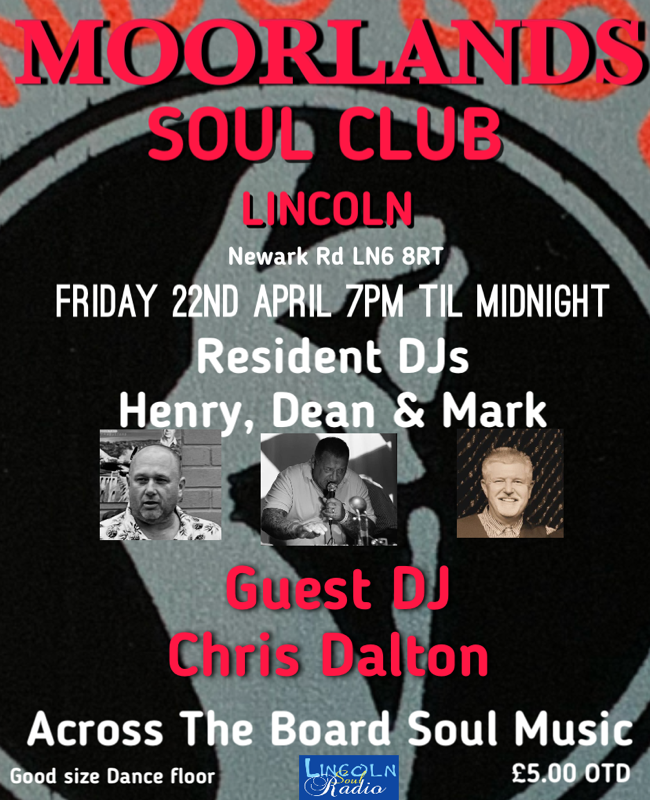 Moorlands Soul Club Guest Dj Chris Dalton