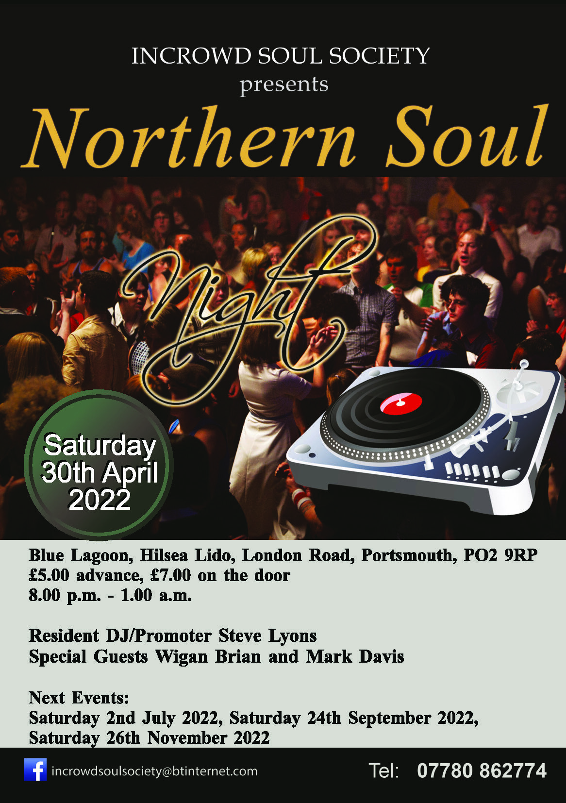 Portsmouth Northern Soul Blue Lagoon Hilsea Lido