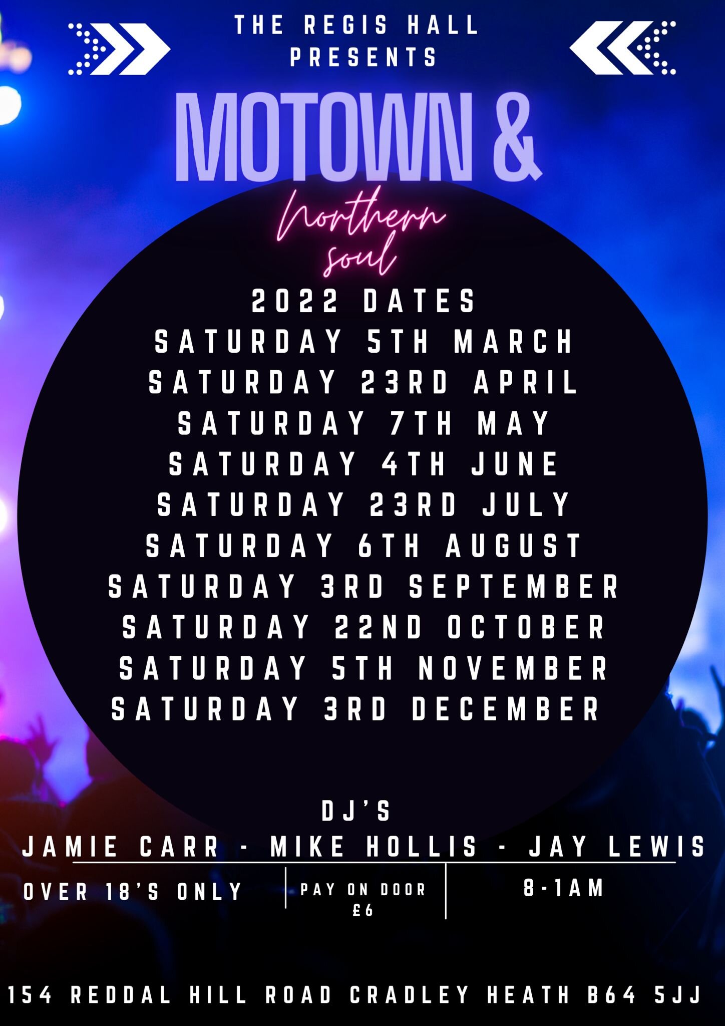 Motown And Northern Soul At The Regis Events Ltd