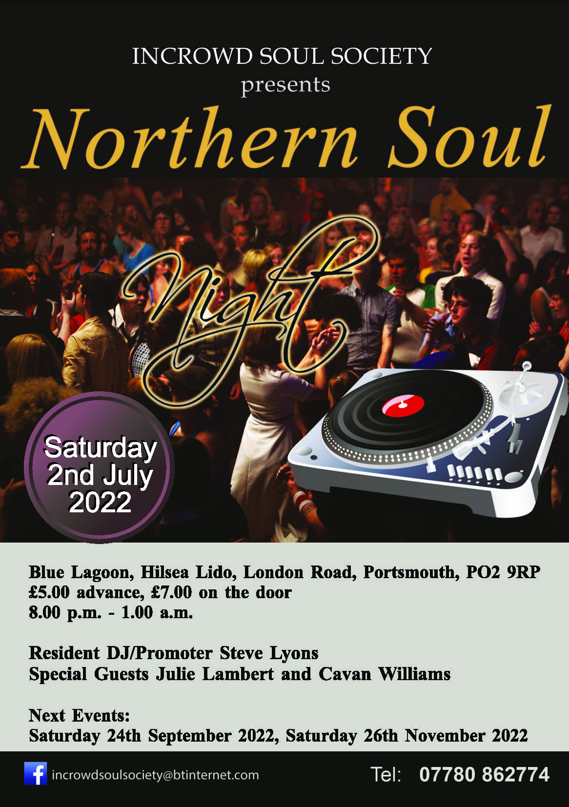 Portsmouth Northern Soul Blue Lagoon Hilsea Lido