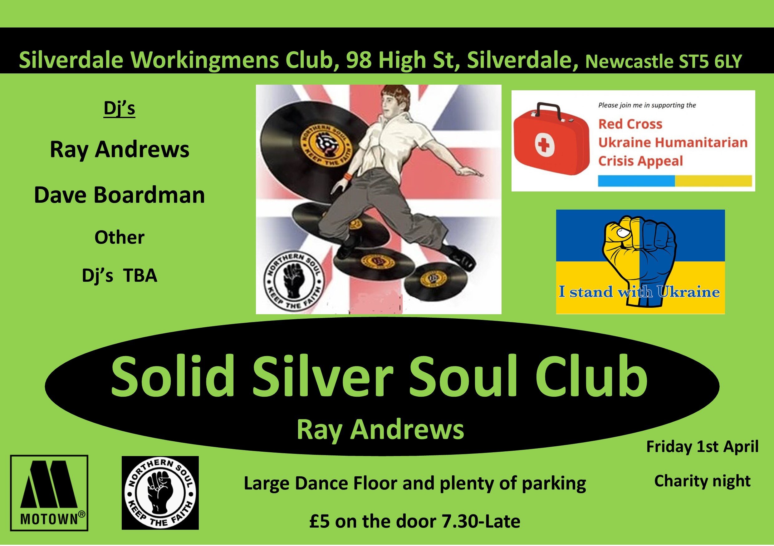 Solid Silver Soul Club Silverdale Charity Night