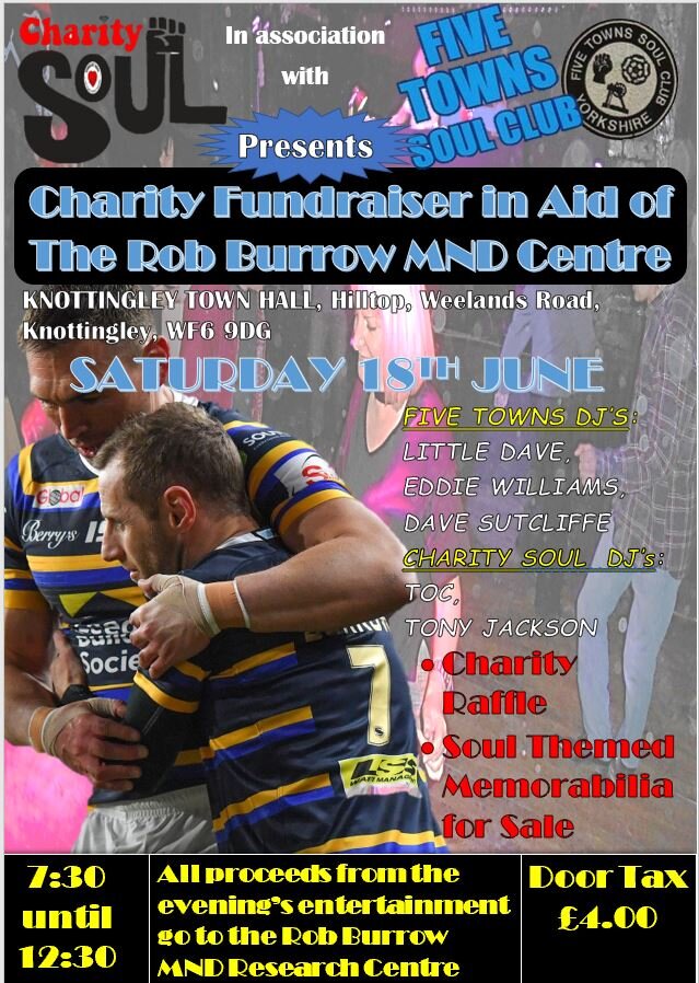 Knottingley Town Hall Charity Night 5 Towns Soul Club