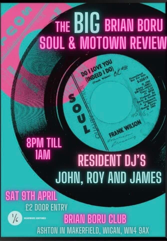 Brian Buro Motown And Soul Night