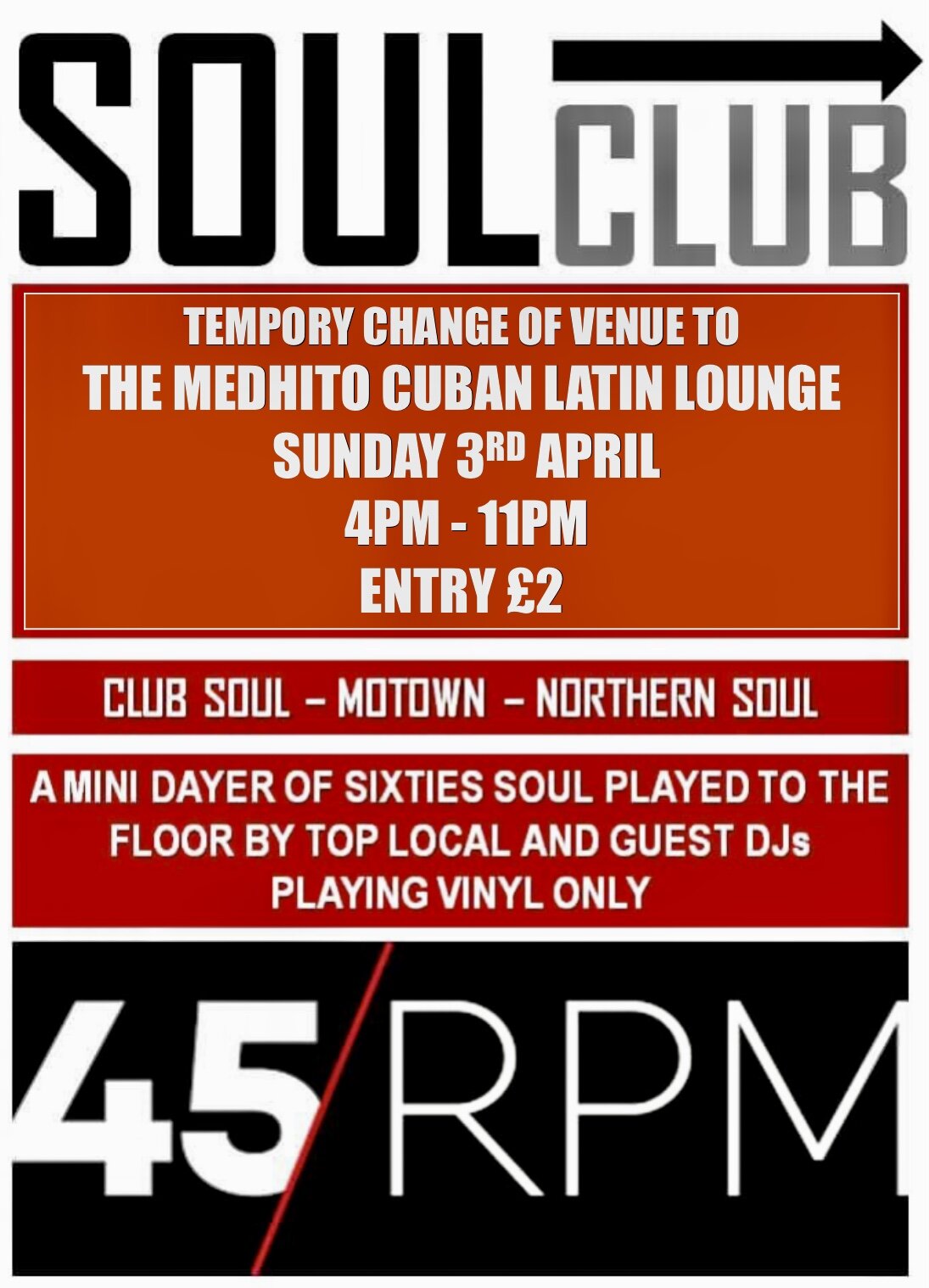 Soul Club  The Medhito Cuban Latin Lounge