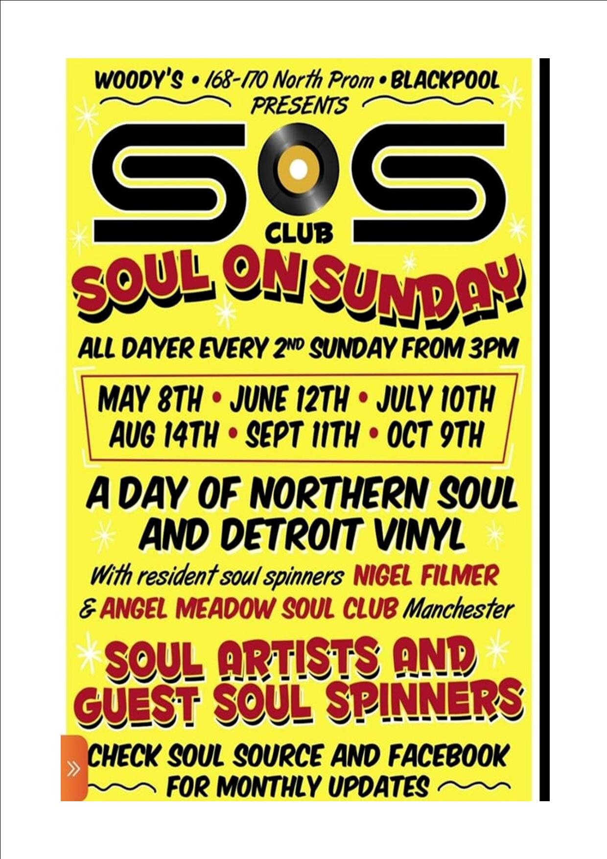 Soul On Sunday Club At Blackpool Woodys