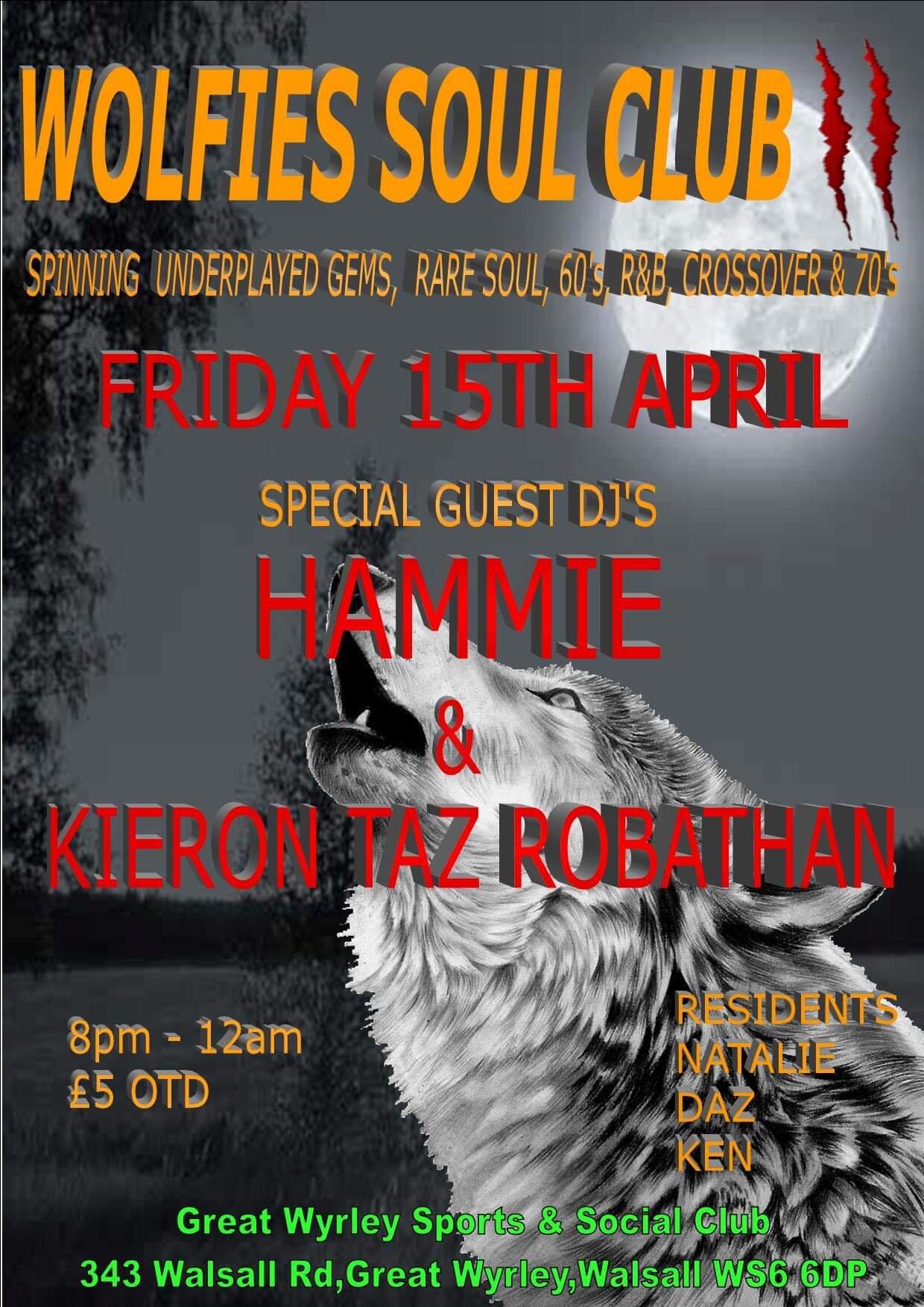 Wolfies Soul Club  Taz  Hammie