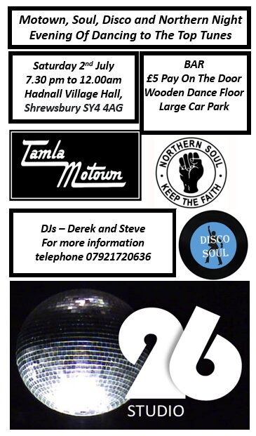 Tamla Motown Soul Disco And Northern Soul Night