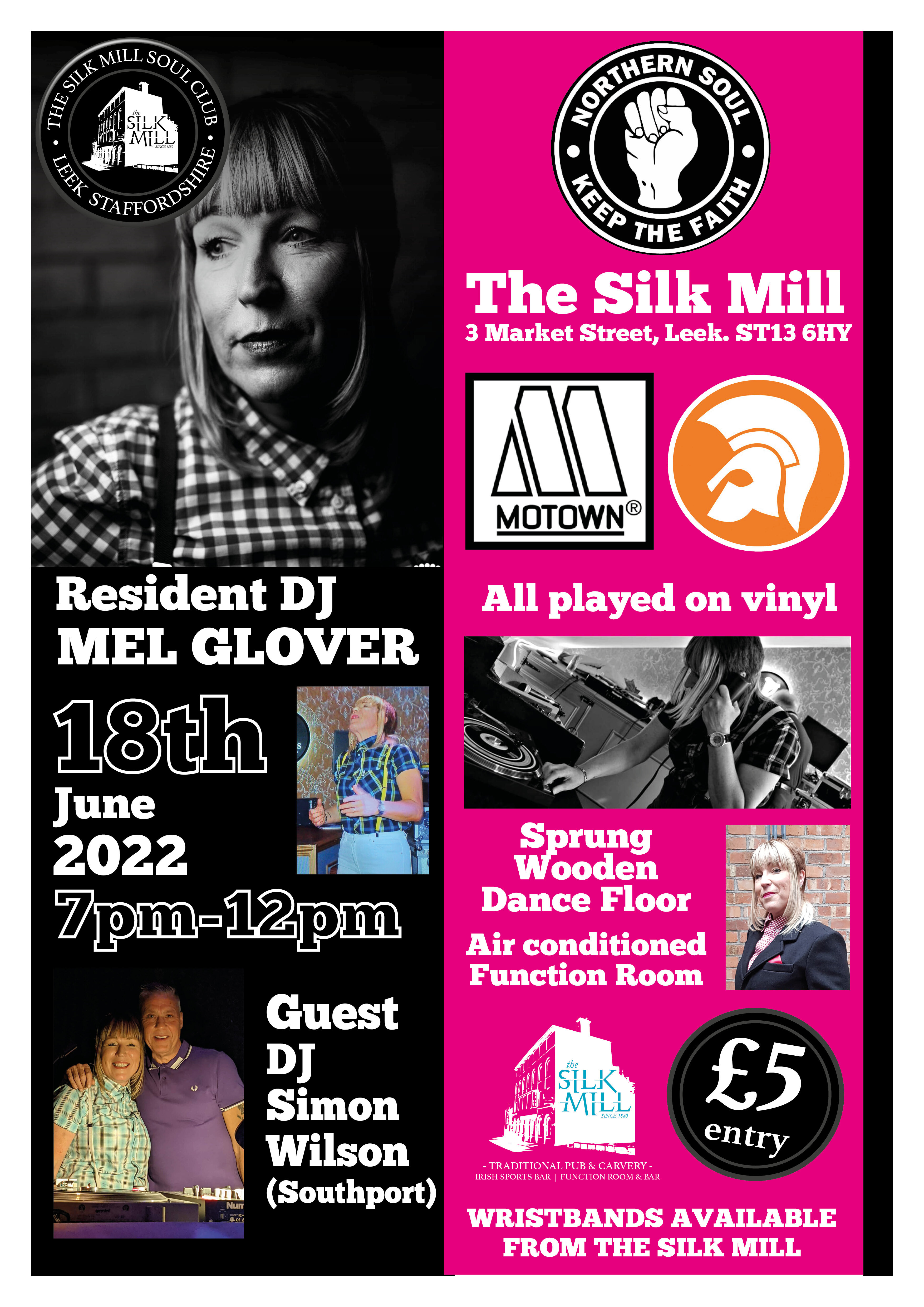Silk Mill Soul Club  Leek Staffordshire