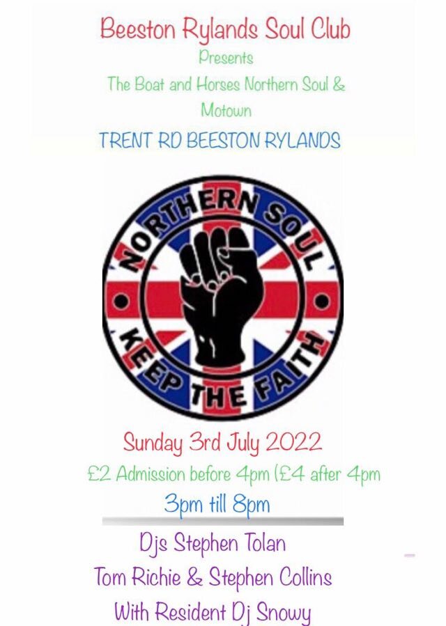 Sunday Northern Soul  Motown Session