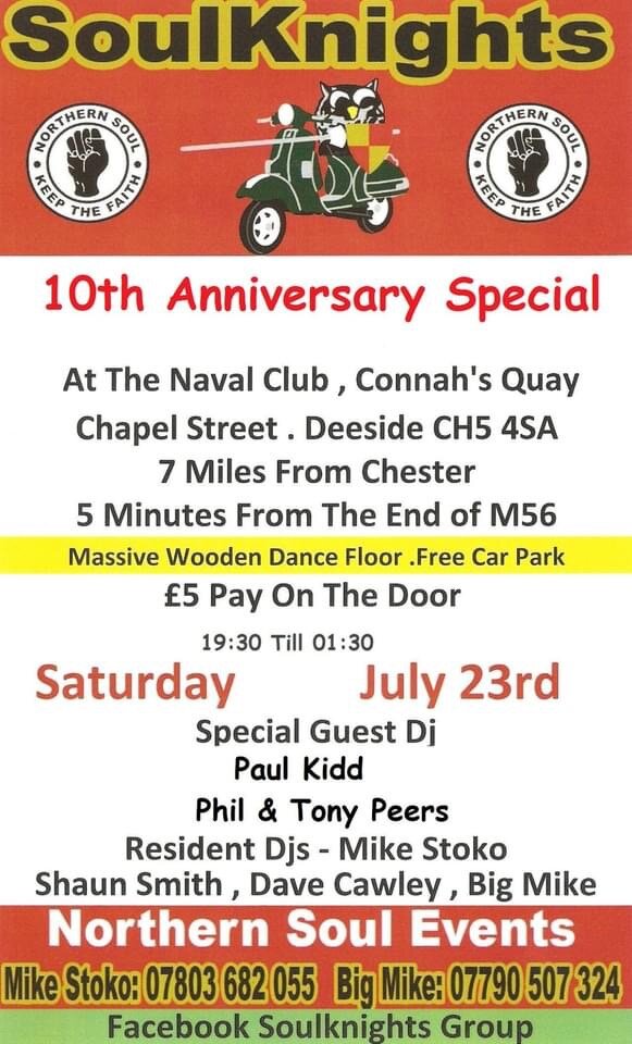 Soulknights 10th Anniversary Paul Kidd Phil Tony Peers