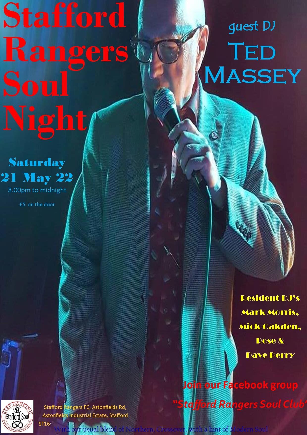 Stafford Soul  The Rangers  Guest Ted Massey