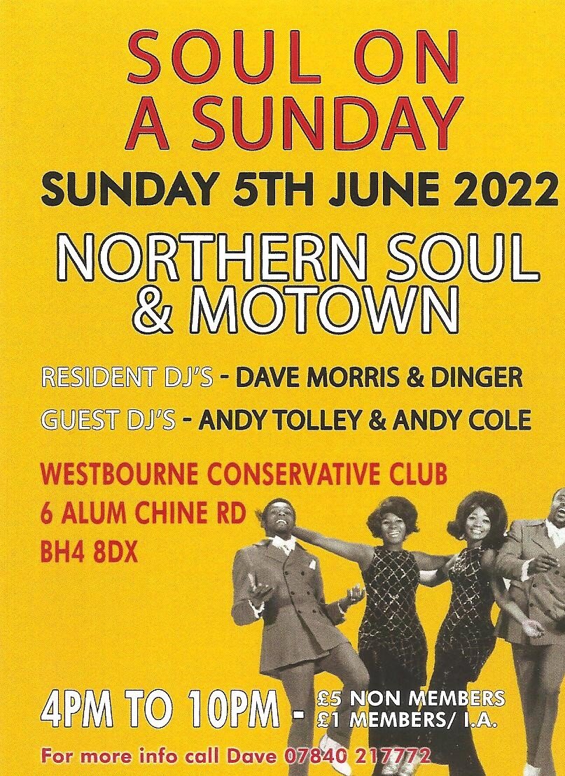Soul On A Sunday Bournemouth