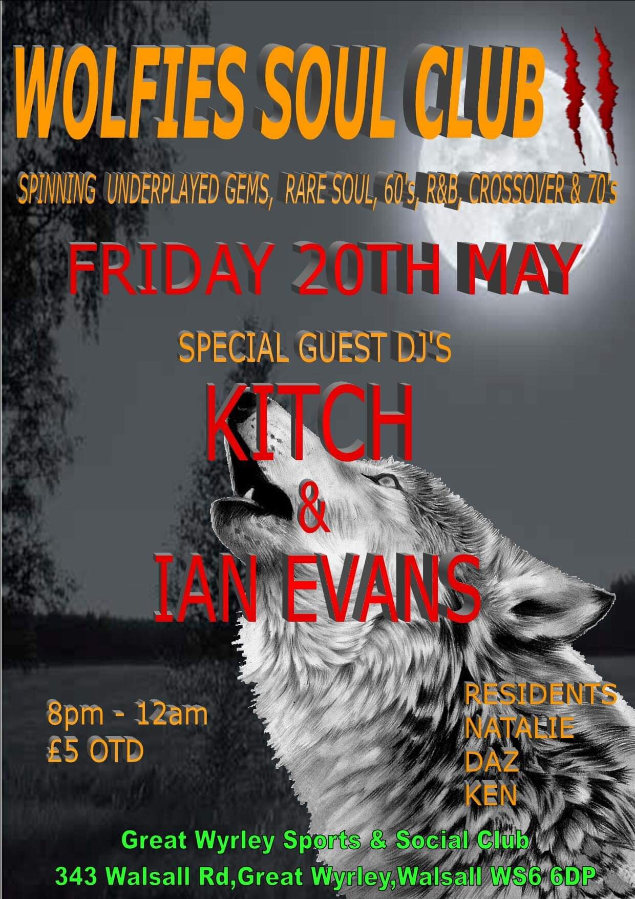 Wolfies Soul Club  Kitch  Ian Evans