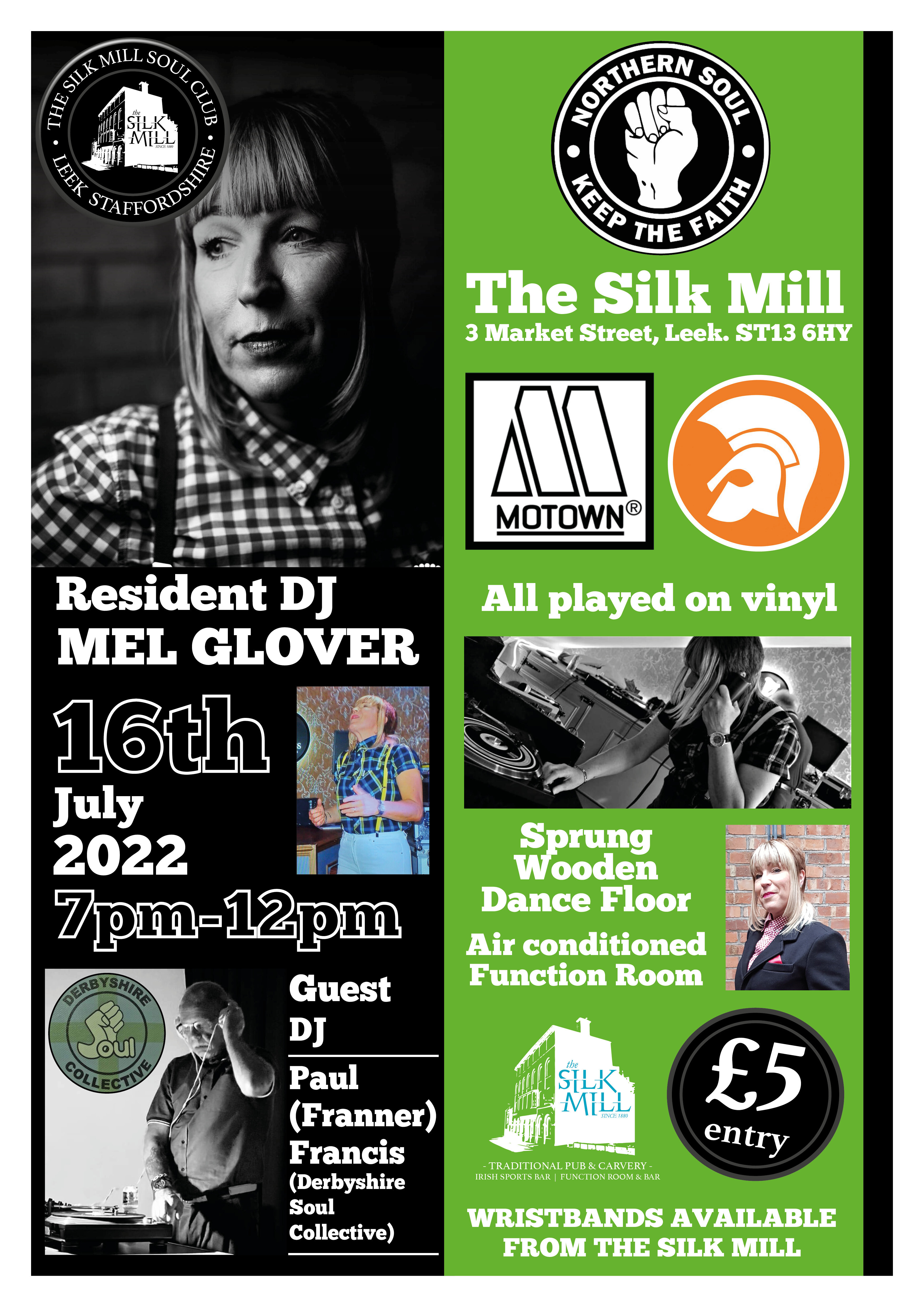 Silk Mill Soul Club  Leek Staffordshire