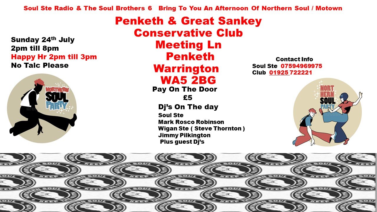 Soul Ste Radio Penketh Conny Club