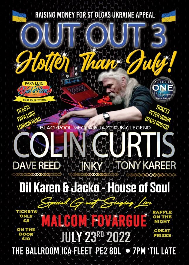 Colin Curtis Back At The Fleet Ballroom Peterborough