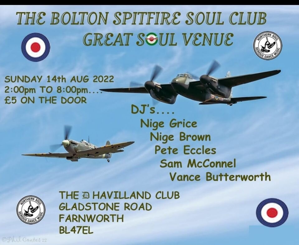 The Bolton Spitfire Soul Club Farnworth