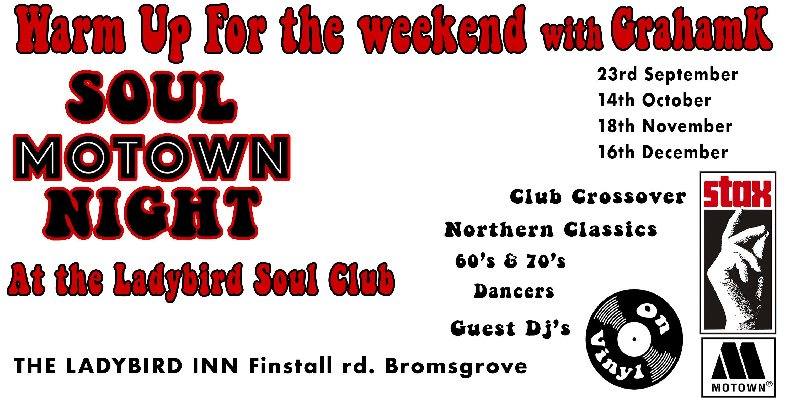 Ladybird Soul Club Soul  Motown Night