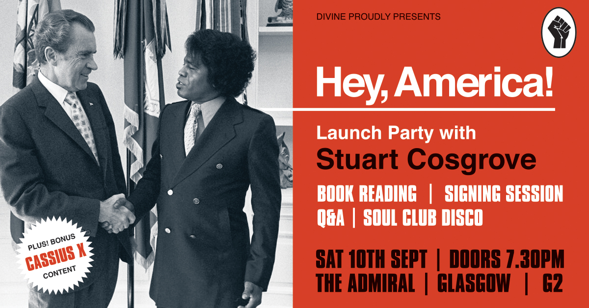 Hey America Glasgow Launch Party With Stuart Cosgrove