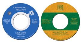 New 45s Cannonball Records and Tesla Groove - Leon Cook & Gillespie and Co image