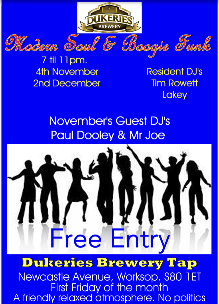Dukeries Brewery Modern Soul  Boogie Funk