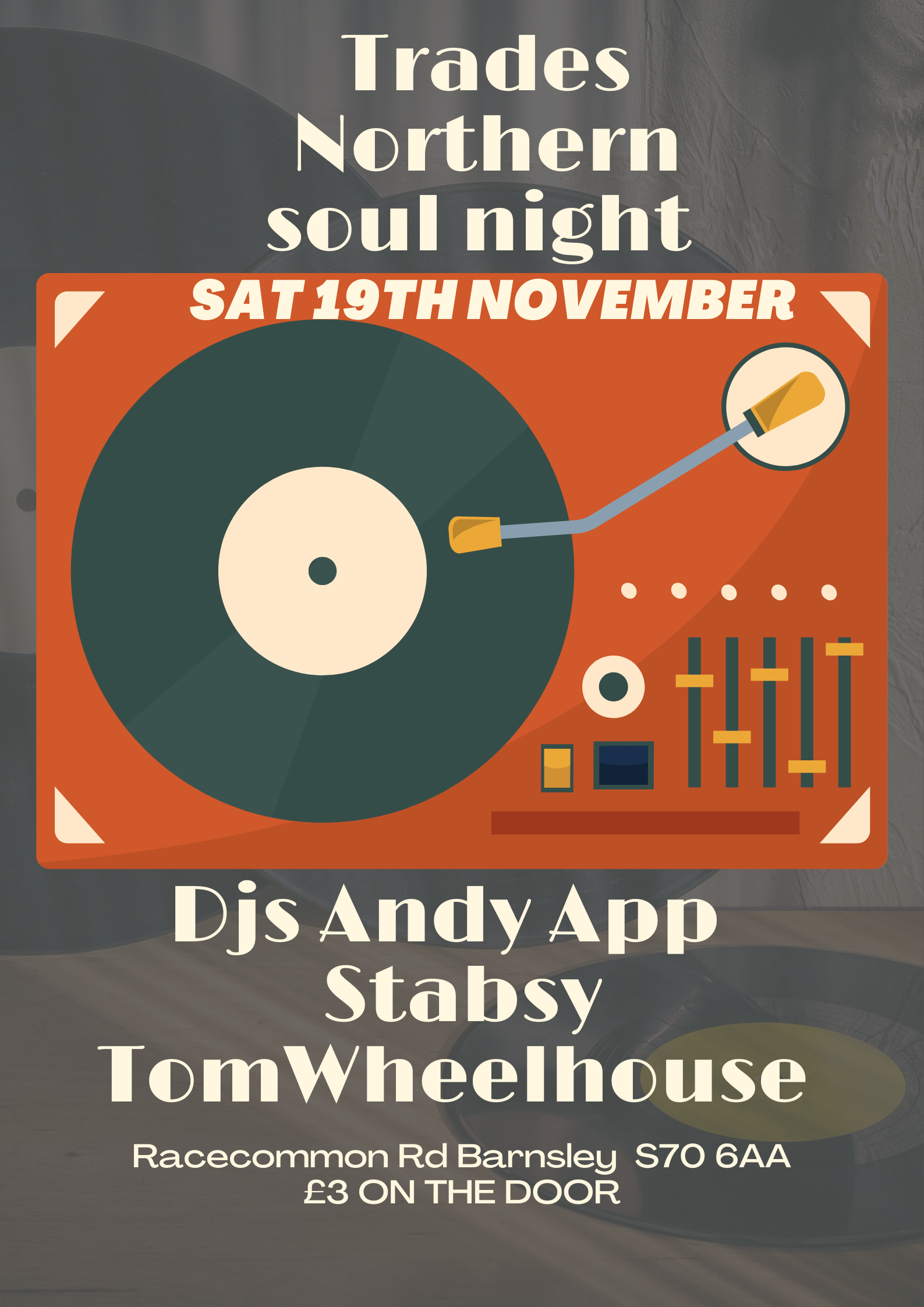 Trades Northern Soul Night