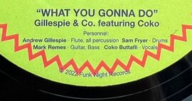 Gillespie & Co Feat: Coko What You Gonna Do 7" image