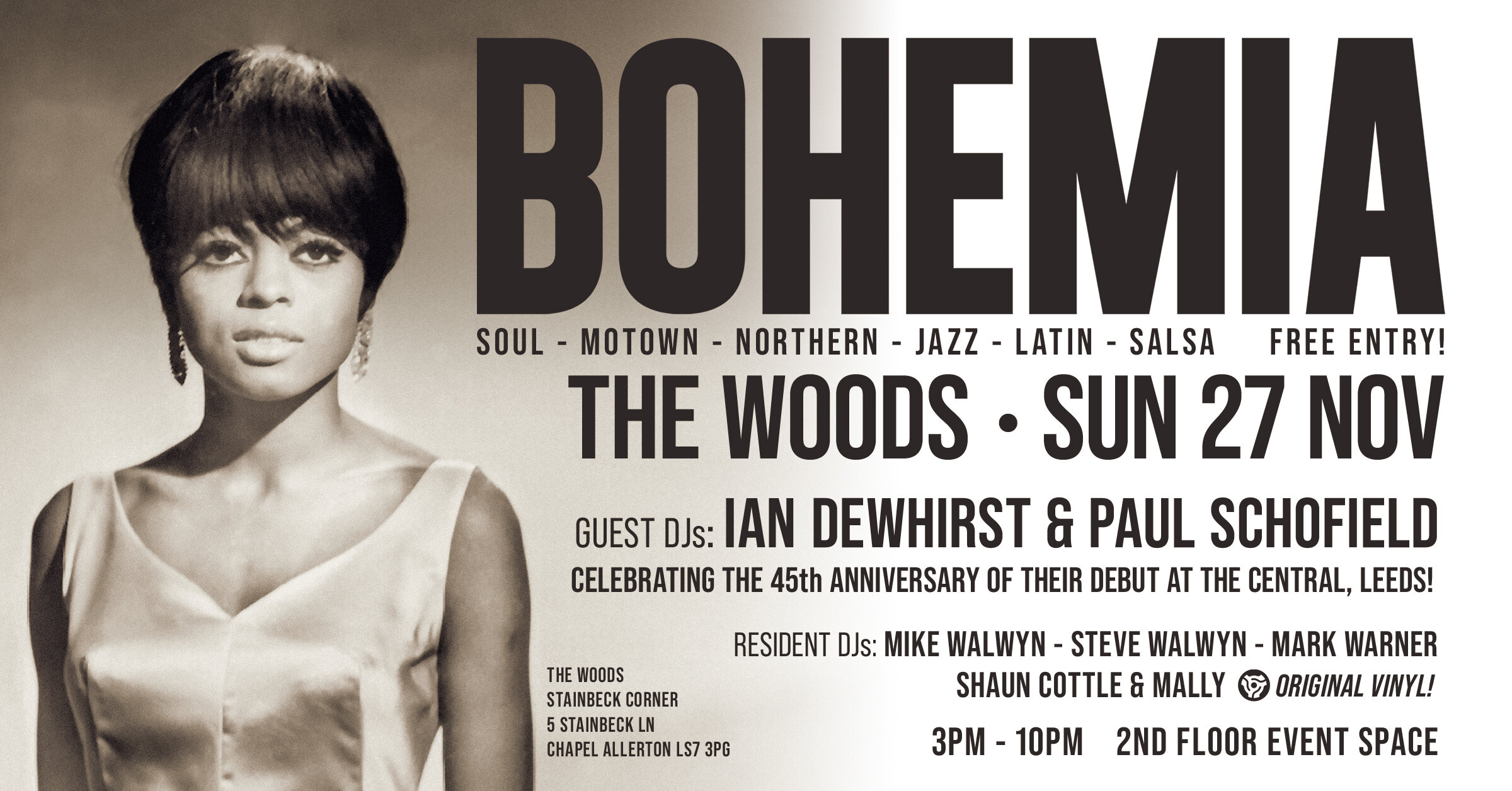 Bohemia At The Woods Leeds
