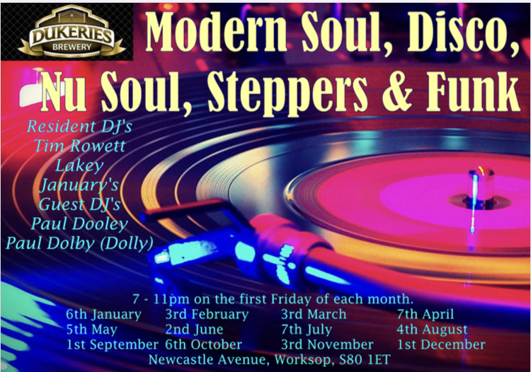 Dukeries Brewery Modern Souldisconu Soulsteppersfunk