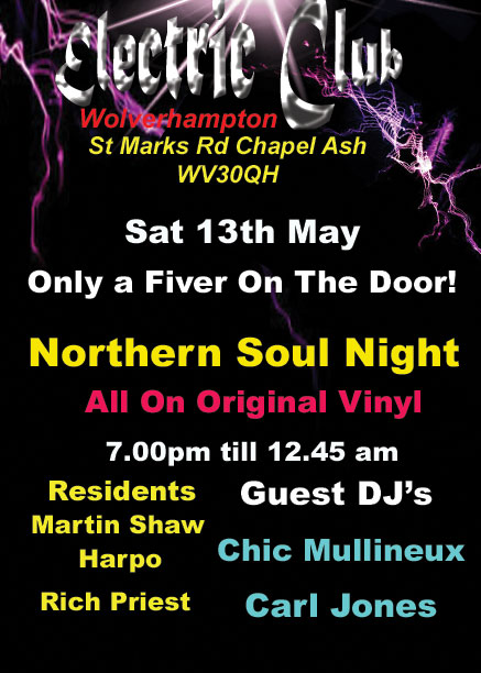 Electric Club Northern Soul Original Vinyl