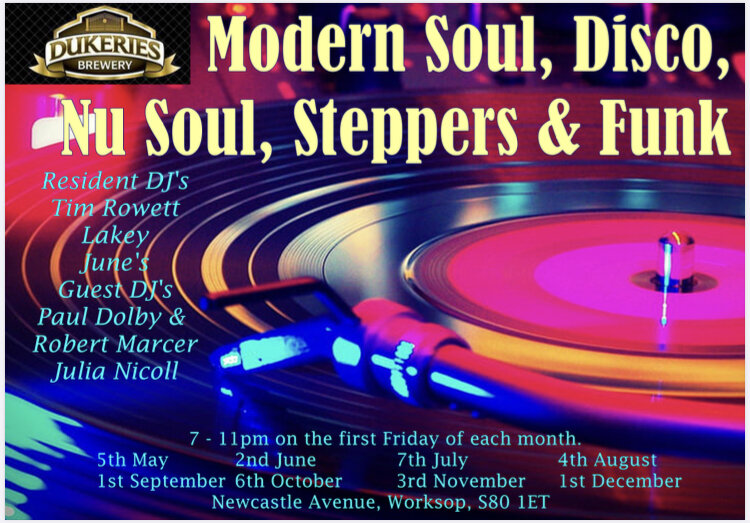 Dukeries Brewery Modern Souldisconu Soulsteppersfunk