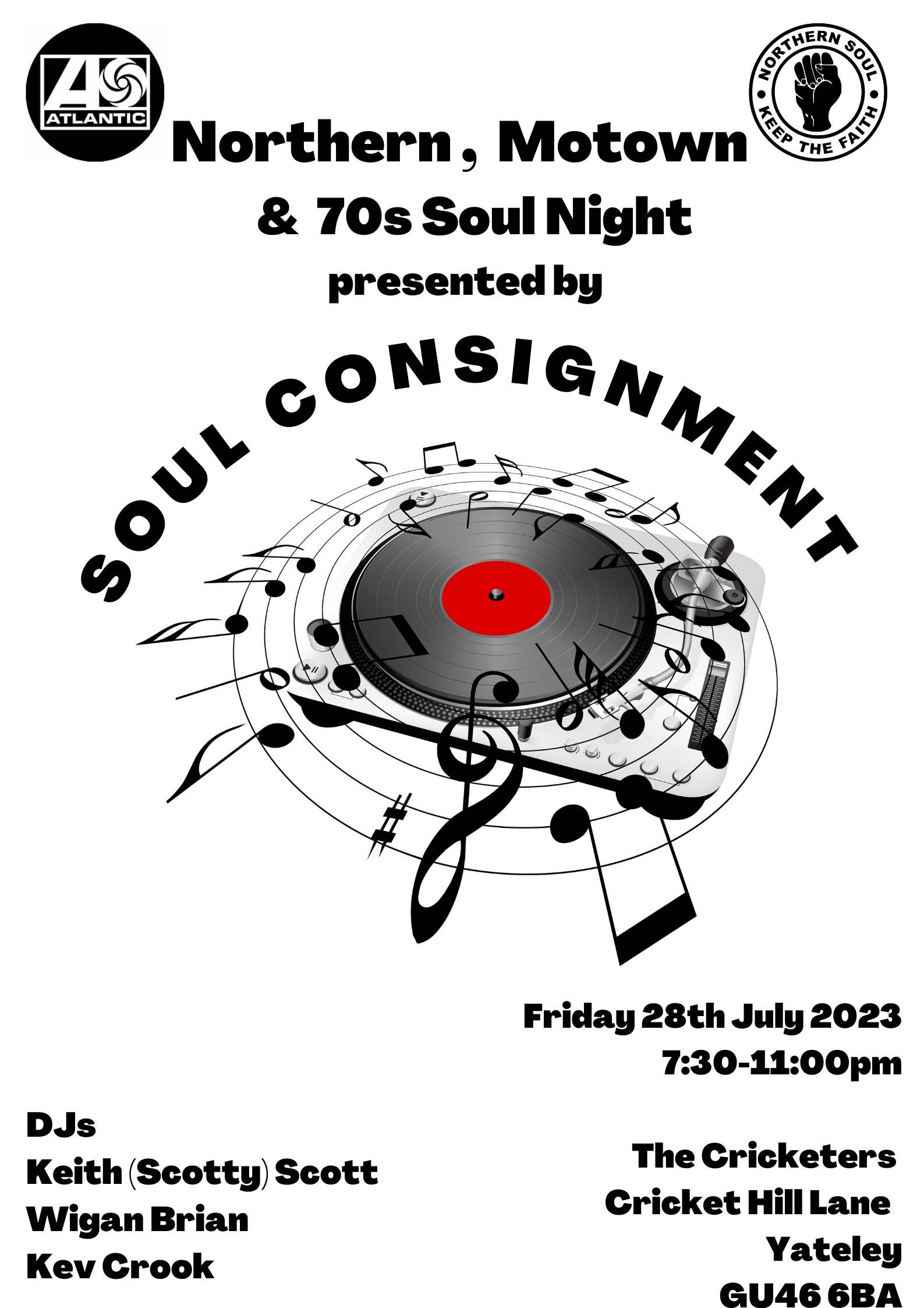 Soul Consignment  Northern Motown  70s Soul Night