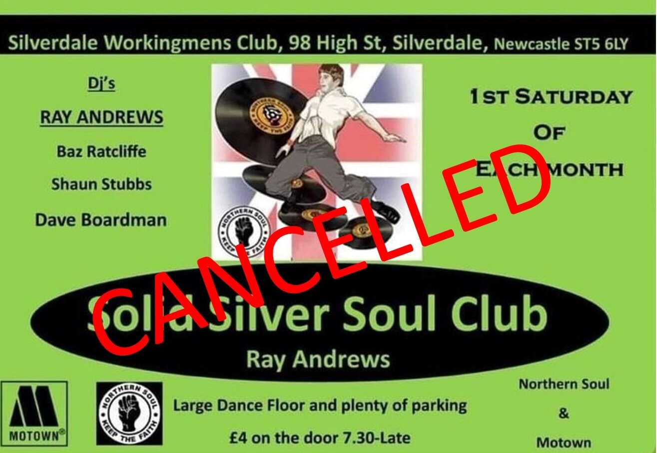 Solid Silver Soul Club Silverdale Cancelled