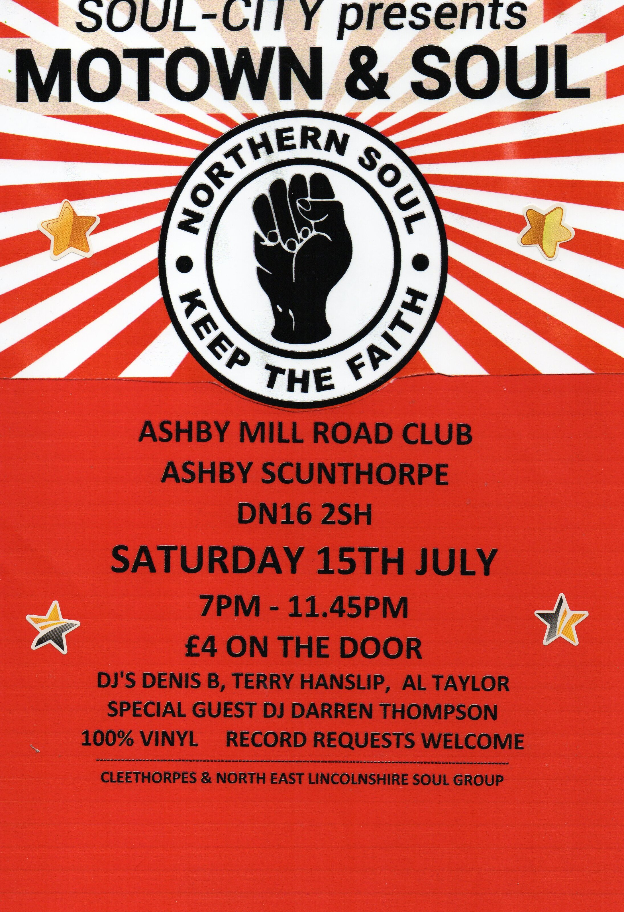Scunthorpe  Mill Rd Club With Soulcity