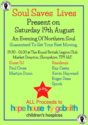 Market Drayton Royal British Legion Sat 19th August