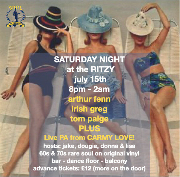 Saturday Night At The Ritzy  Tickets On Sale Now