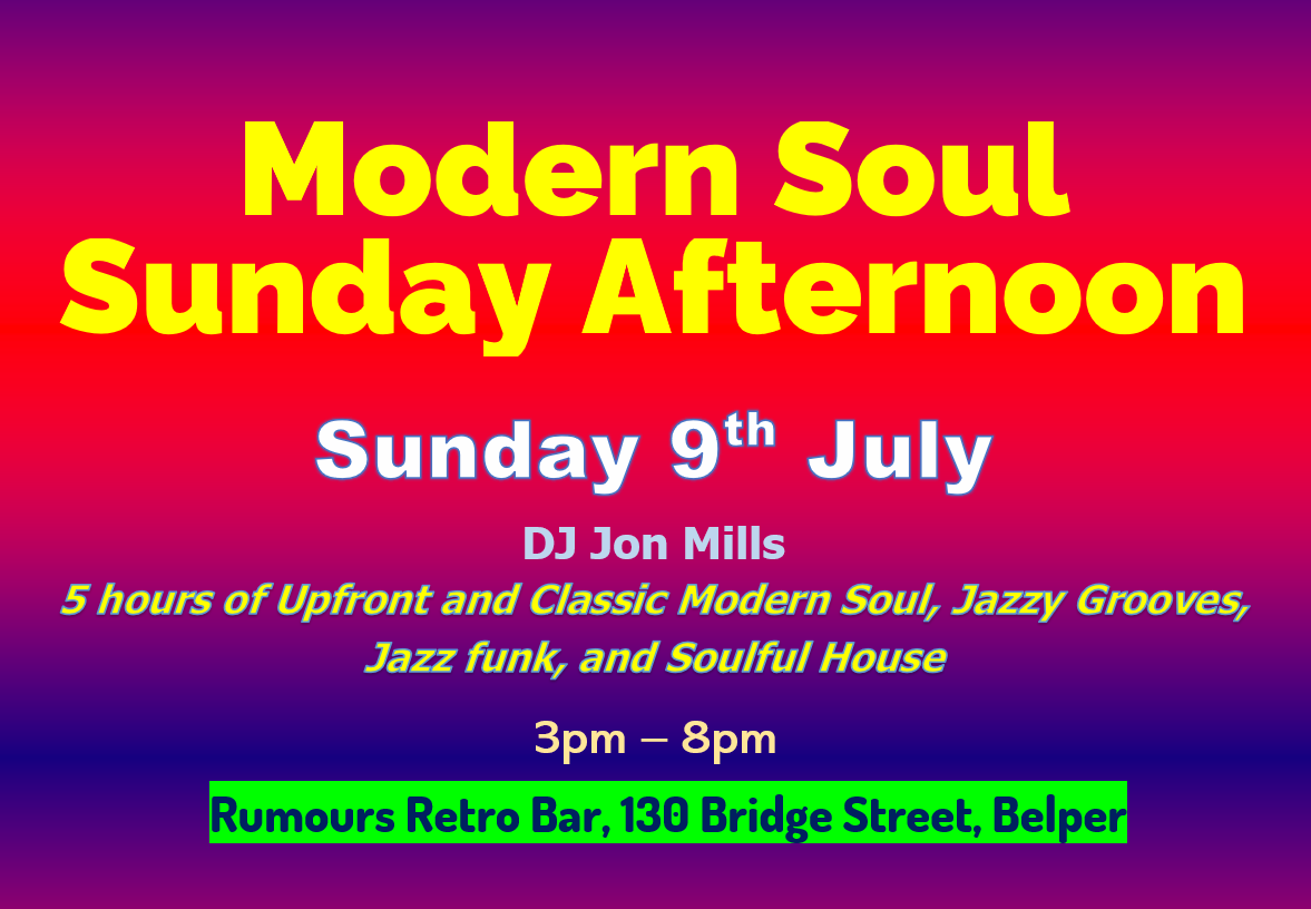 Modern Soul Sunday Afternoon