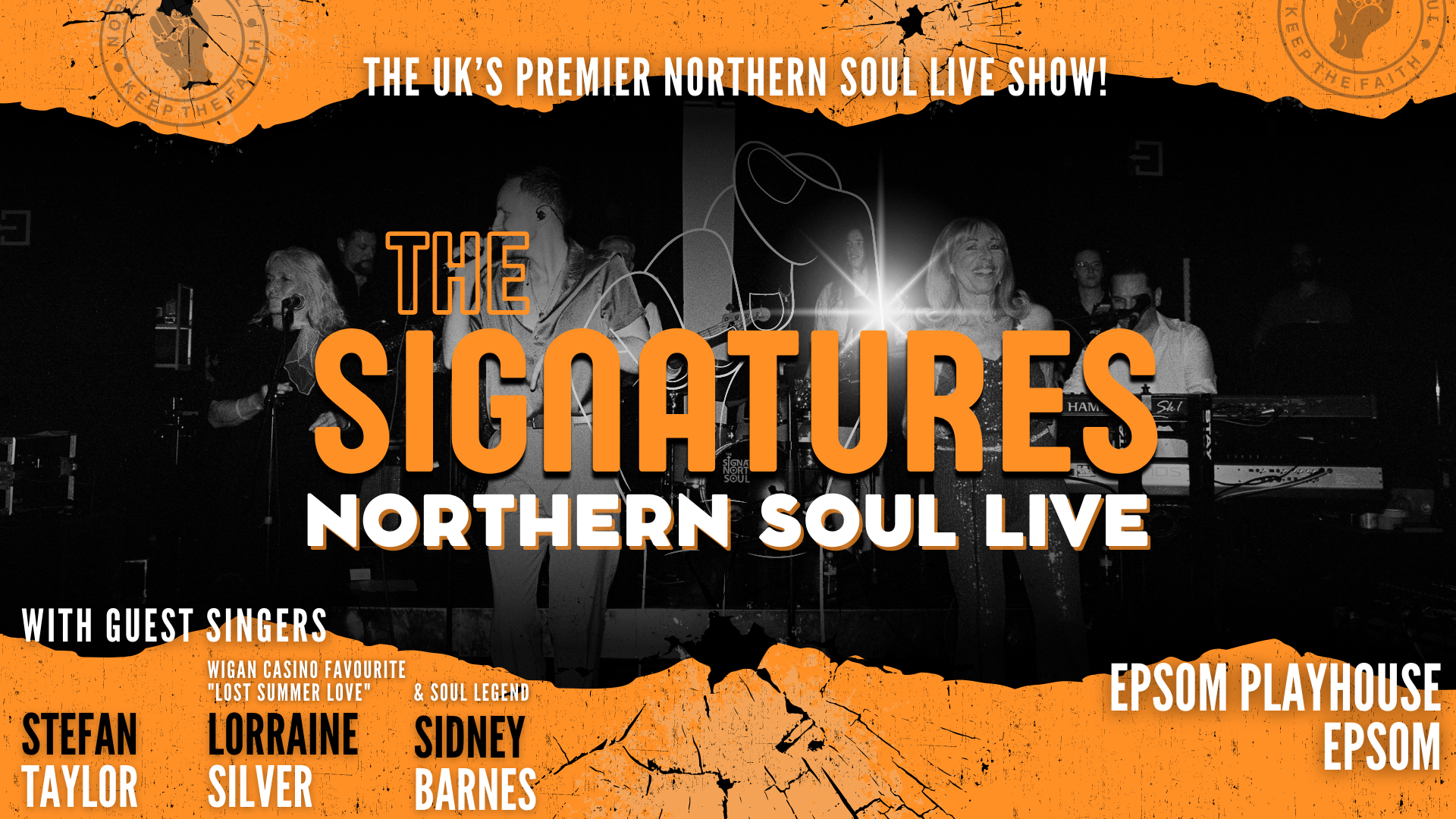 The Signatures Northern Soul Live  Epsom Playhouse