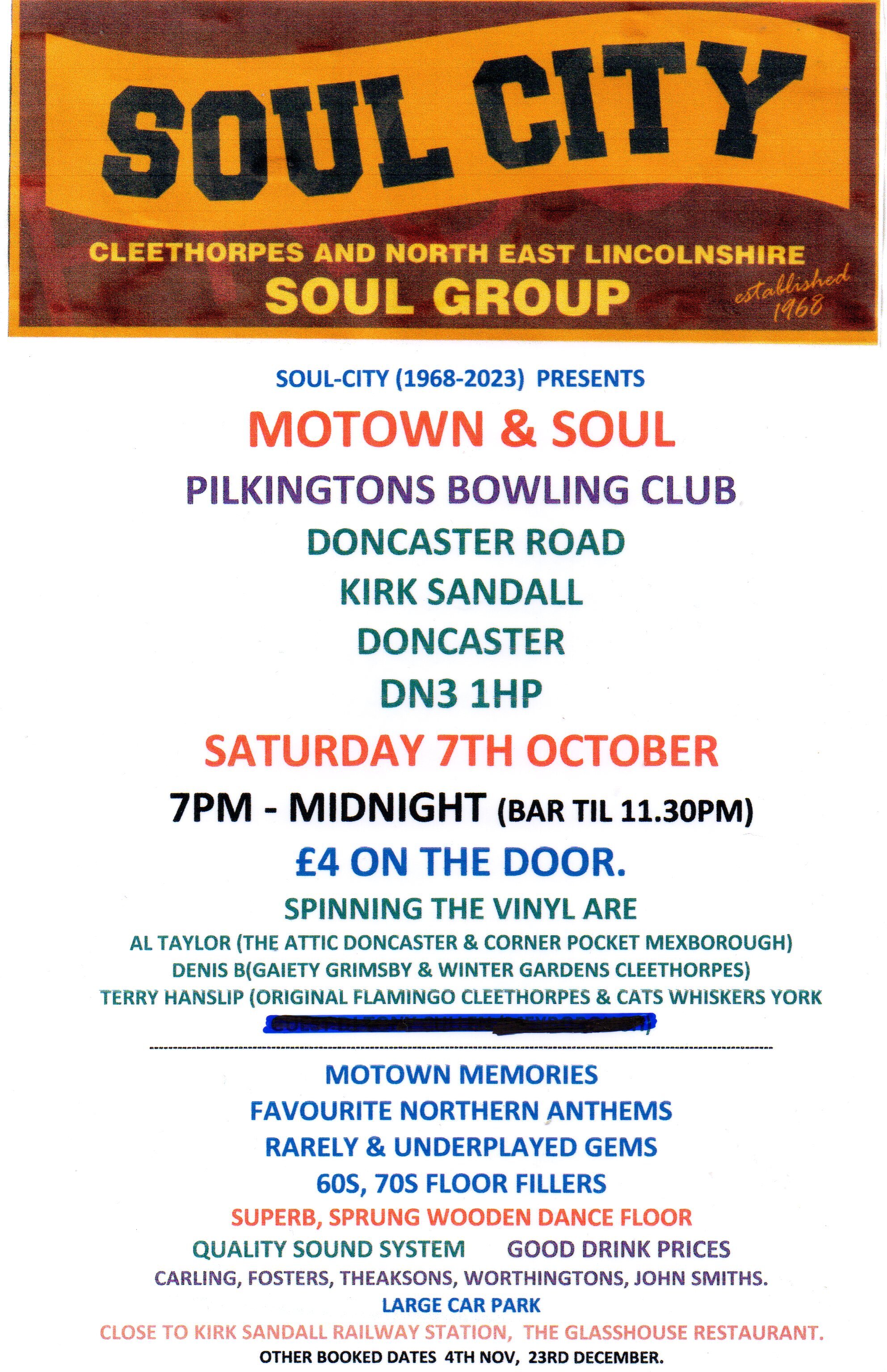 Doncaster Motown  Soul With Soulcity