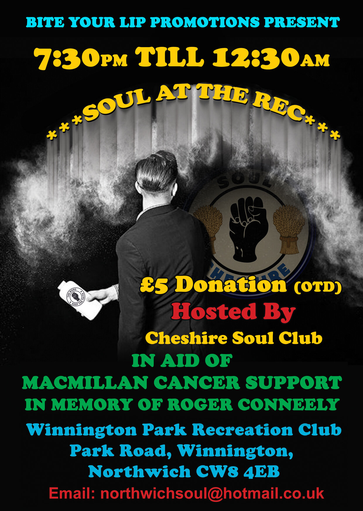 Charity Soul Night At The Rec Cheshire Soul Club