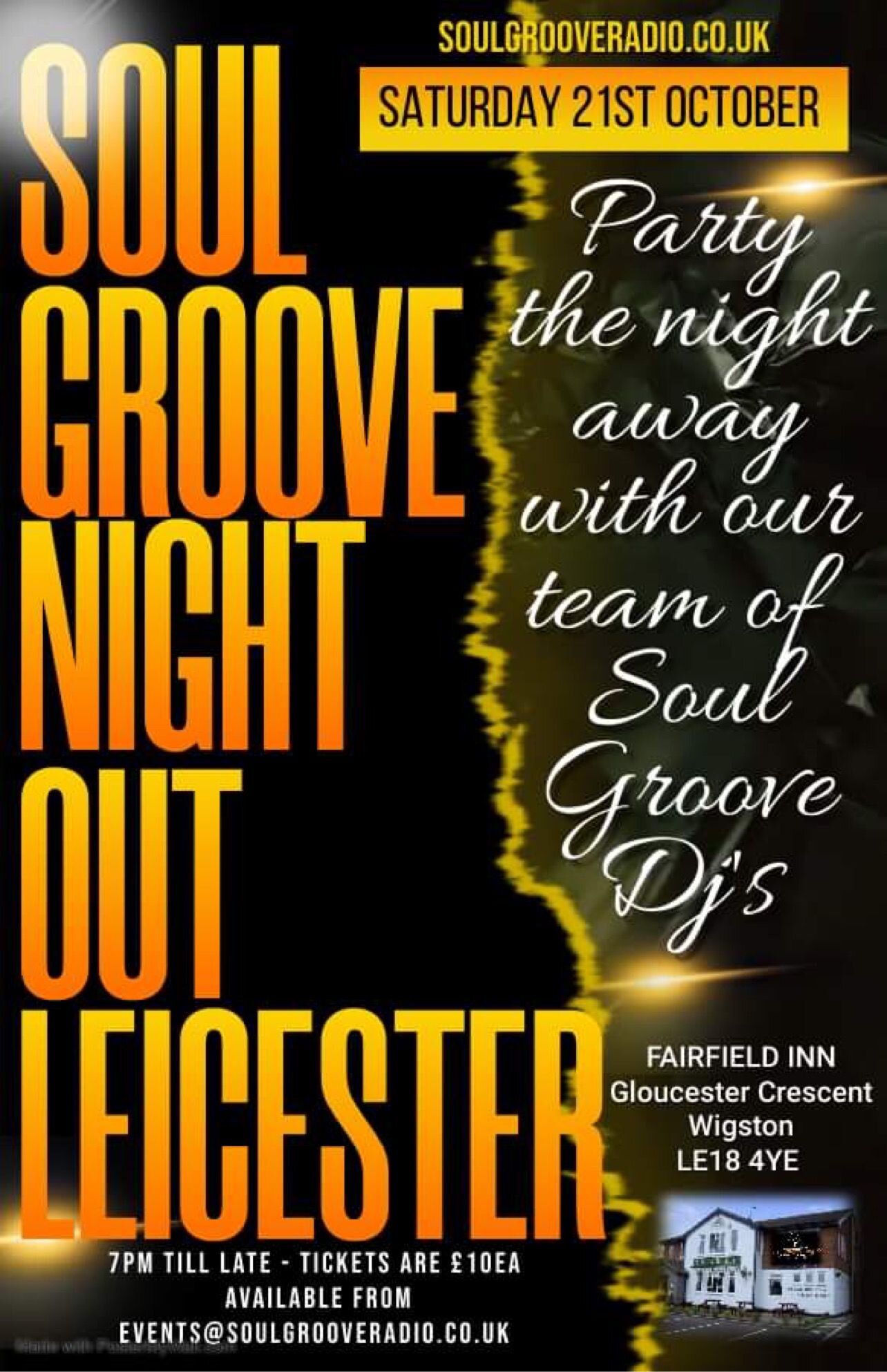 Soul Groove Night Out Leicester