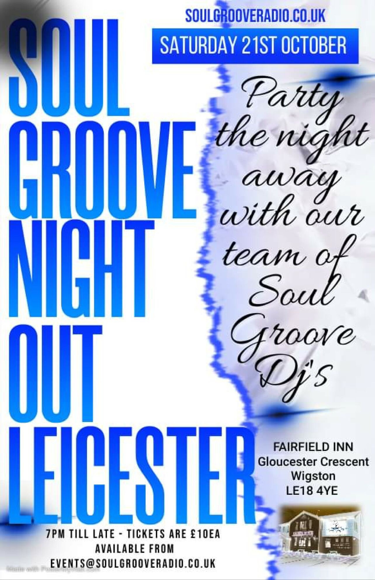 Soul Groove Night Out Leicester