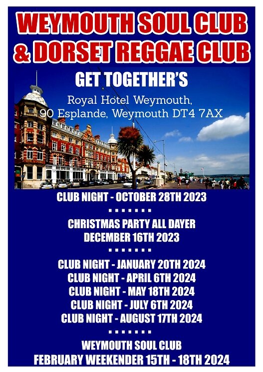 Weymouth Soul Club  Club Night
