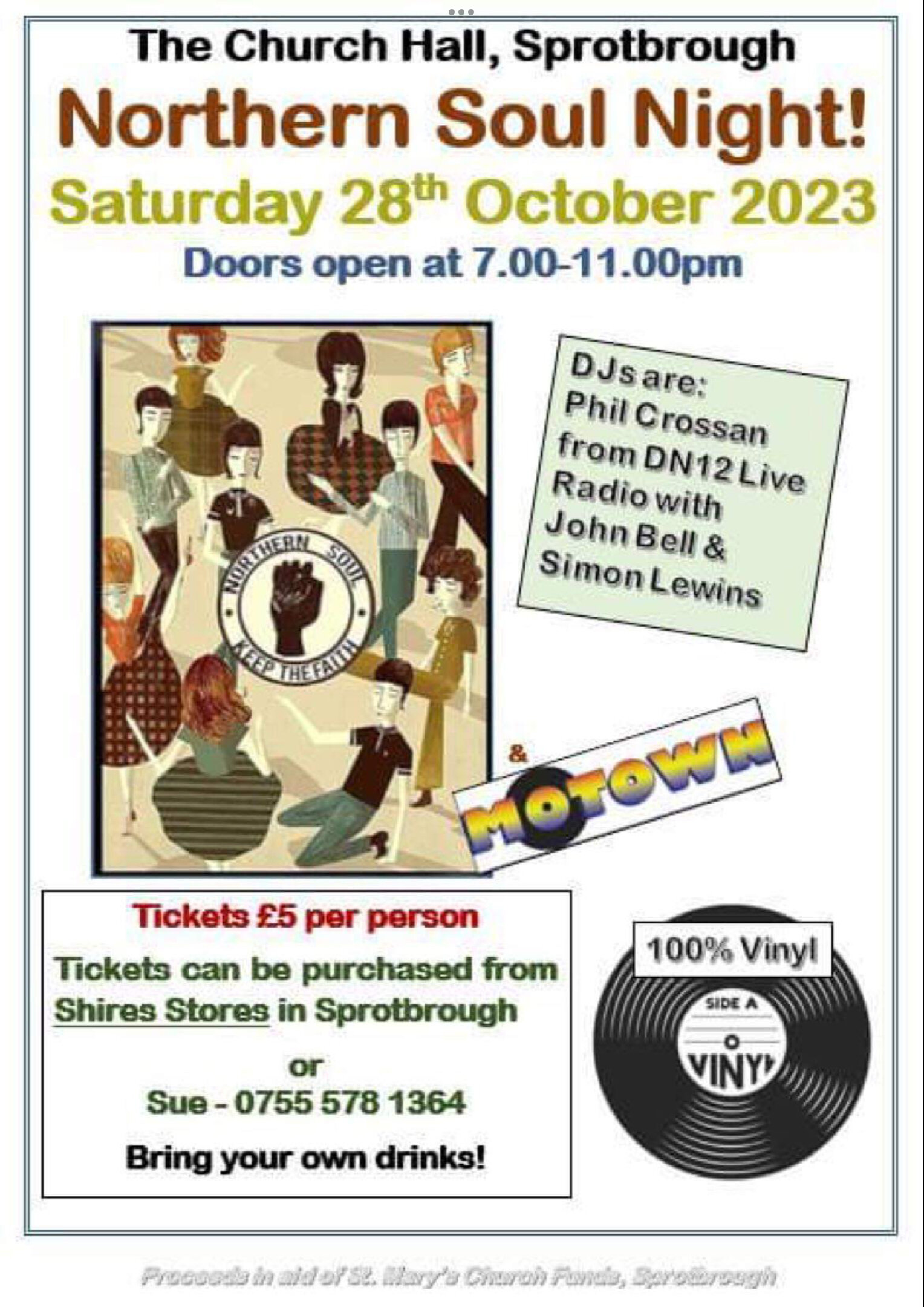 Sprotbrough Northern Soul  Motown Night