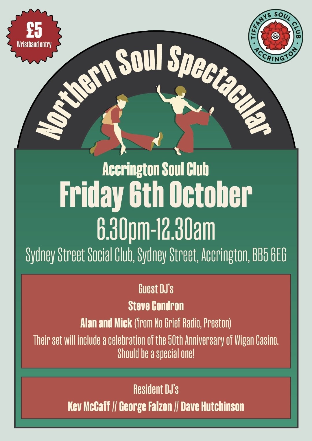 Accrington Soul Club Sydney Street Social Club