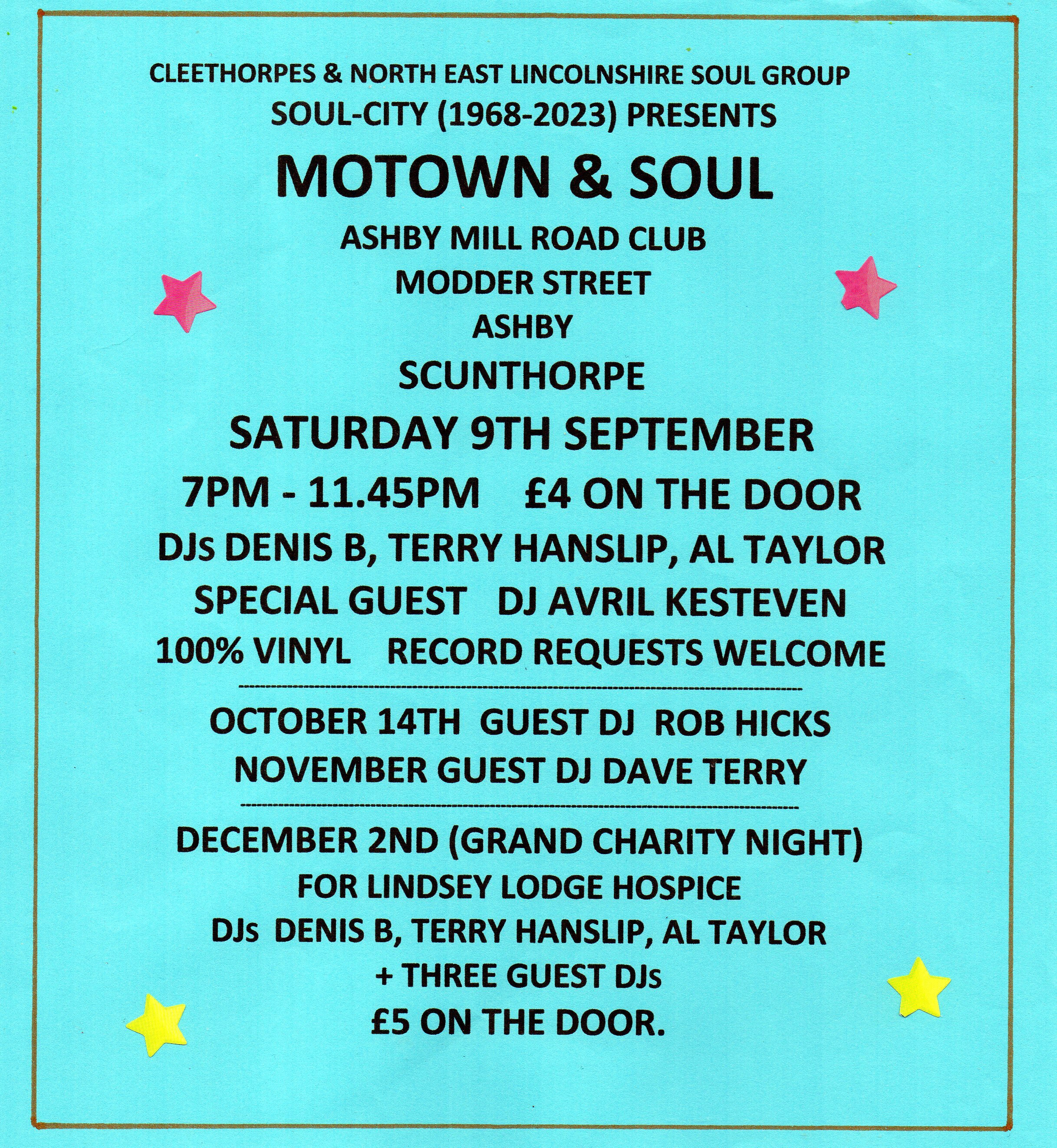 Scunthorpe  Mill Rd Club With Soulcity