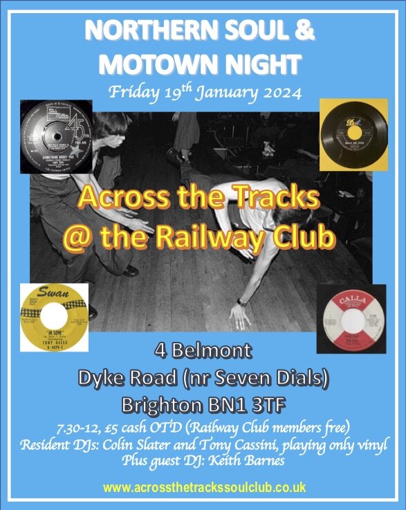 Across The Tracks  The Railway Club Brighton